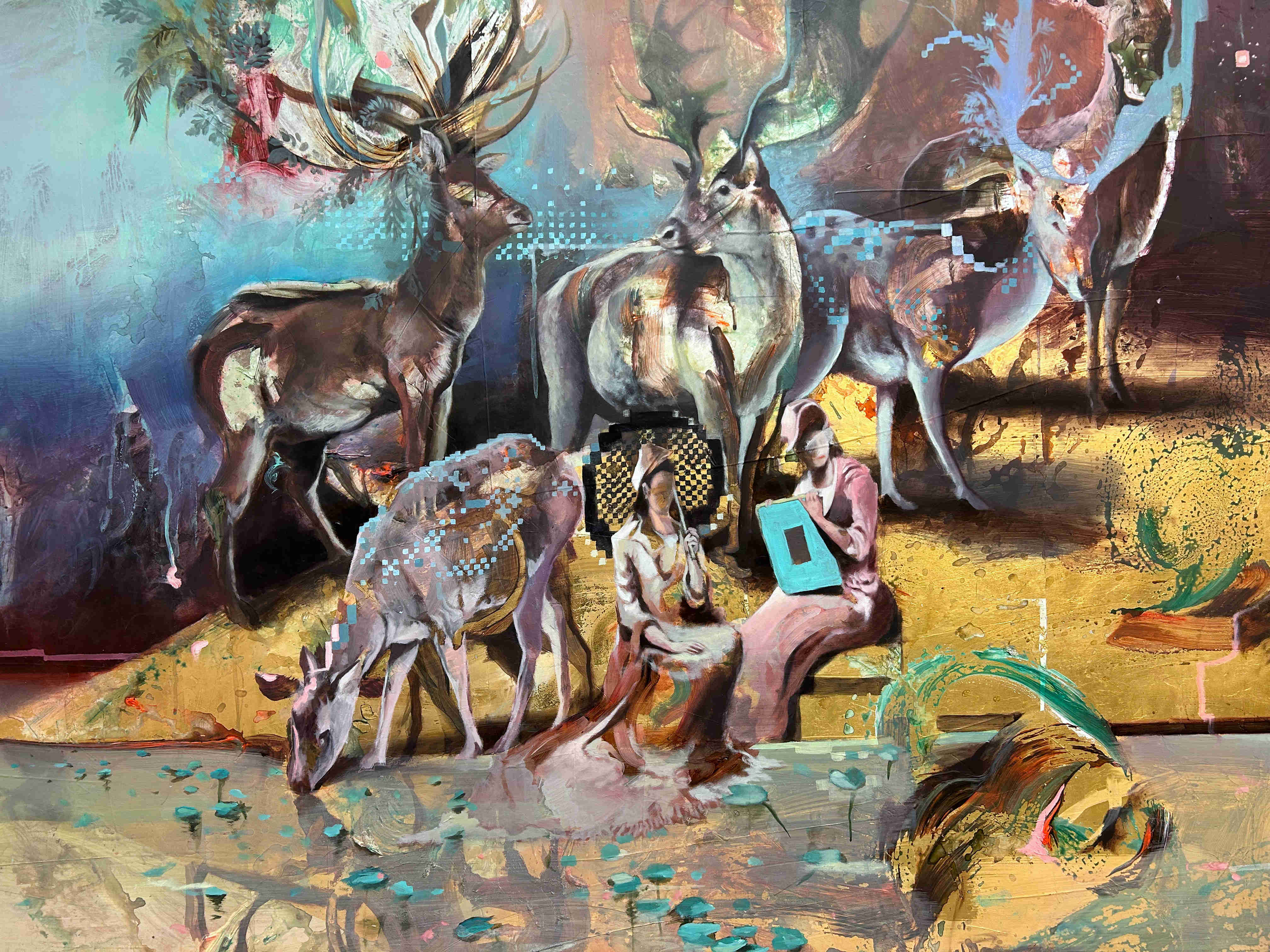 Traufenteich | 160 x 140 cm