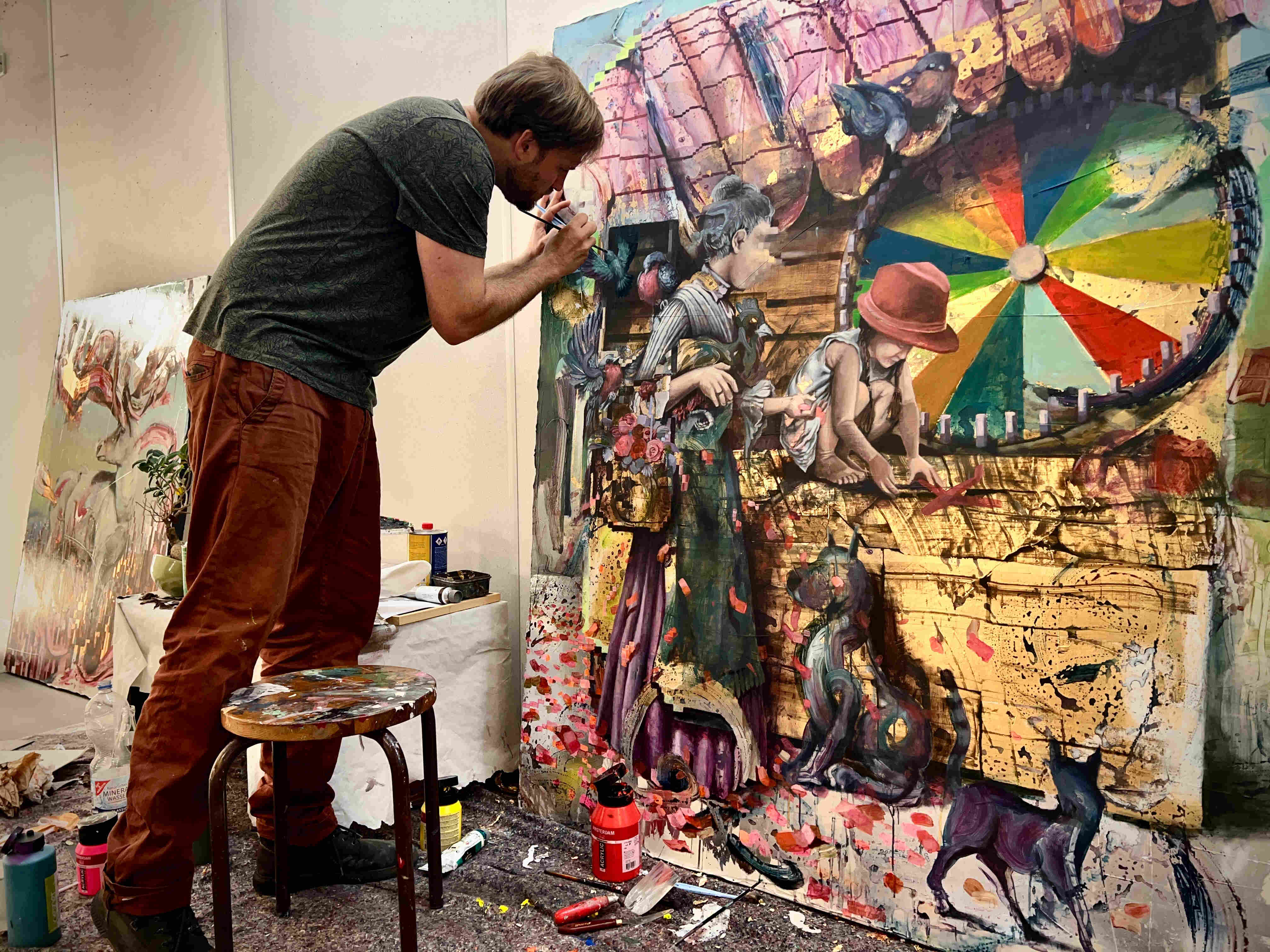 Benjamin Burkard im Atelier Studio2HP